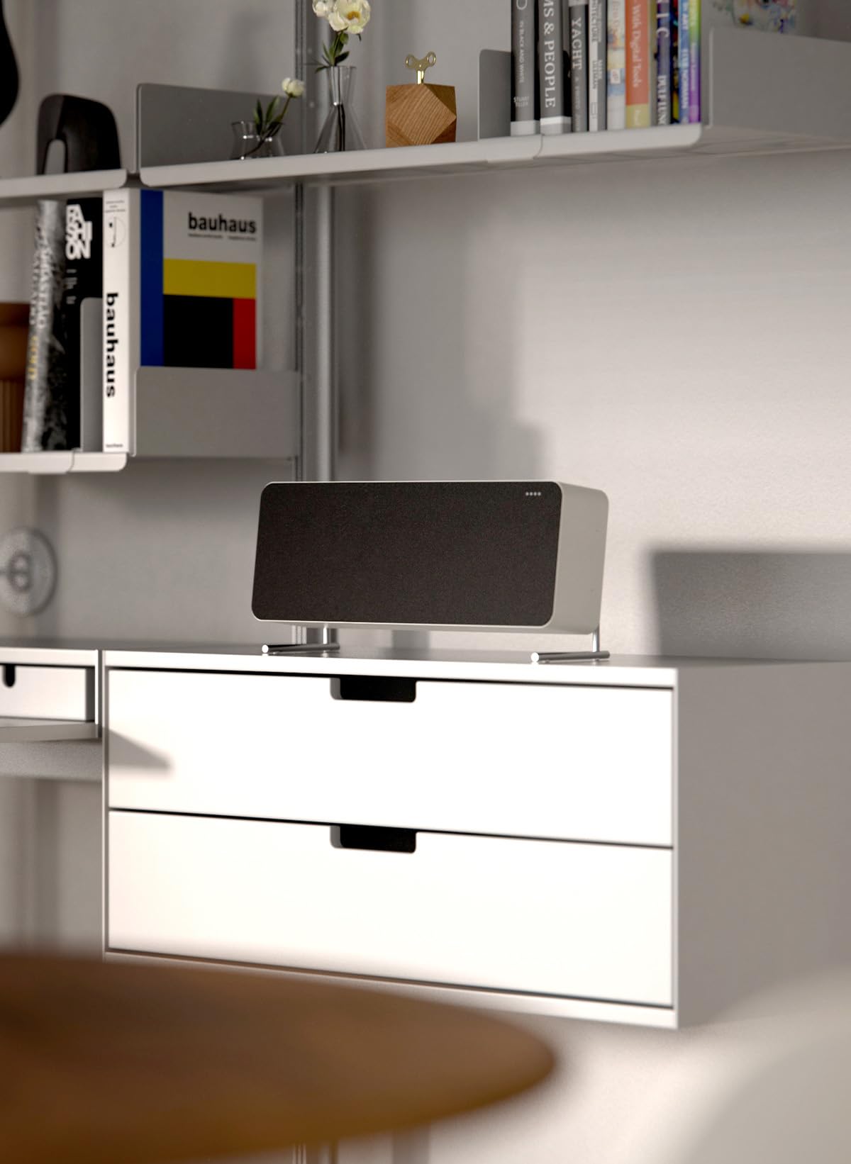 Amazon.co.jp: Braun Audio LE02 HiFi Stereo Speaker White ブラウン